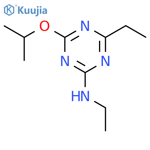 N,4-diethyl-6-(1-methylethoxy)-1,3,5-triazin-2-amine structure