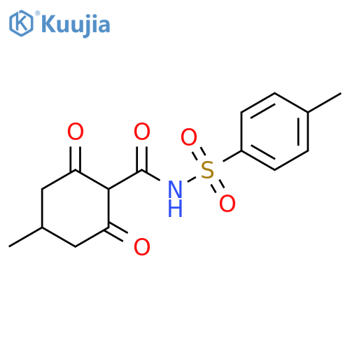 Cyclohexanecarboxamide,4-methyl-N-[(4-methylphenyl)sulfonyl]-2,6-dioxo- structure