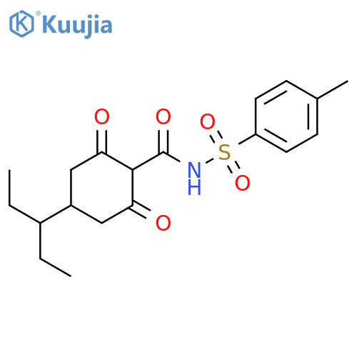 Cyclohexanecarboxamide,4-(1-ethylpropyl)-N-[(4-methylphenyl)sulfonyl]-2,6-dioxo- structure