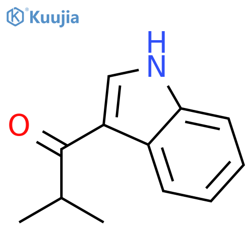 1-(1H-Indol-3-yl)-2-methylpropan-1-one structure