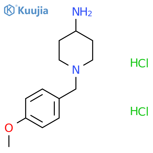 1-(4-Methoxybenzyl)piperidin-4-amine dihydrochloride structure