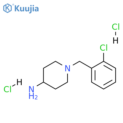 1-(2-Chlorophenyl)methylpiperidin-4-amine Dihydrochloride structure