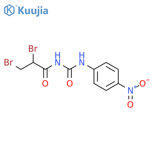 Propanamide, 2,3-dibromo-N-[[(4-nitrophenyl)amino]carbonyl]- structure