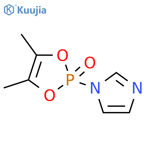 1H-Imidazole,1-(4,5-dimethyl-2-oxido-1,3,2-dioxaphosphol-2-yl)- structure