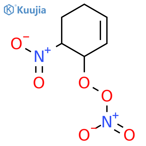 Peroxynitric acid, 6-nitro-2-cyclohexen-1-yl ester structure
