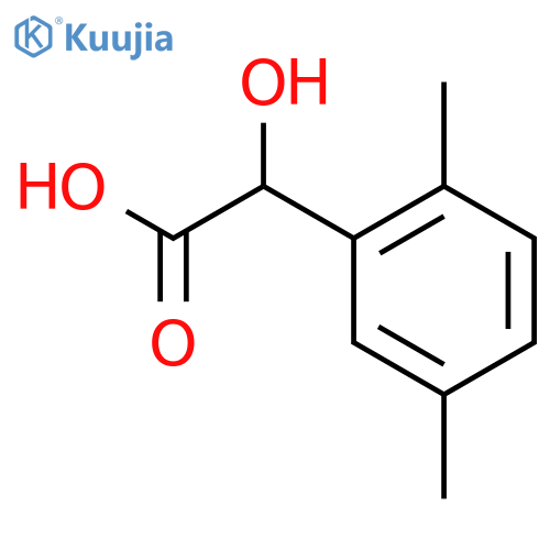 2-(2,5-dimethylphenyl)-2-hydroxyacetic acid structure