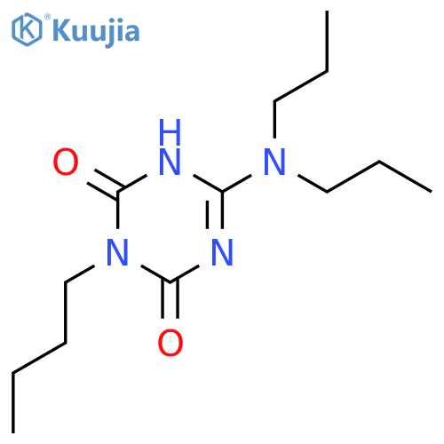 1,3,5-TRIAZINE-2,4(1H,3H)-DIONE, 3-BUTYL-6-(DIPROPYLAMINO)- structure