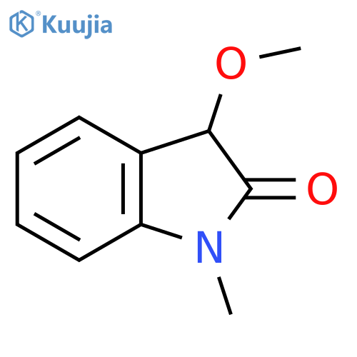 1,3-dihydro-3-methoxy-1-methyl-2H-Indol-2-one structure