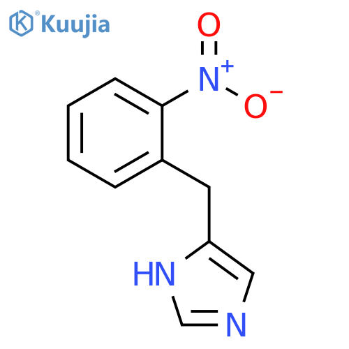 5-[(2-nitrophenyl)methyl]-1H-Imidazole structure