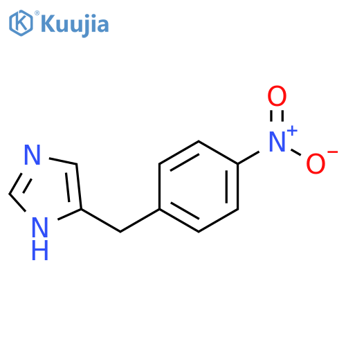 5-[(4-nitrophenyl)methyl]-1H-Imidazole structure