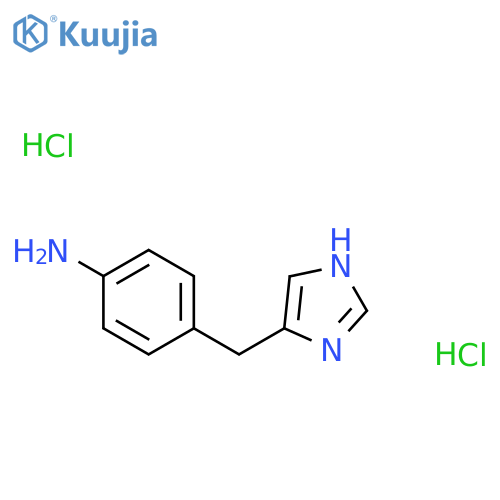 4-(1H-imidazol-4-ylmethyl)-phenylamine 2hcl structure