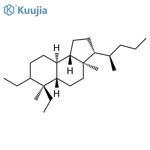 1H-Benz[e]indene, 6,7-diethyldodecahydro-3a,6-dimethyl-3-[(1R)-1-methylbutyl]-, (3R,3aR,5aS,6S,9aR,9bS)- structure