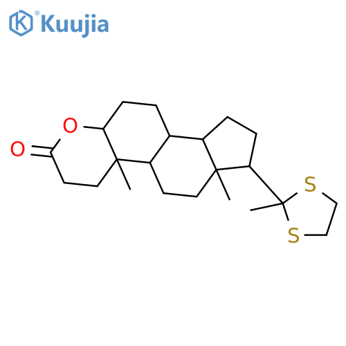 (1s,3as,3bs,5ar,9ar,9bs,11as)-9a,11a-dimethyl-1-(2-methyl-1,3-dithiolan-2-yl)-2,3,3a,3b,4,5,5a,8,9,9b,10,11-dodecahydro-1h-indeno[5,4-f]chromen-7-one structure