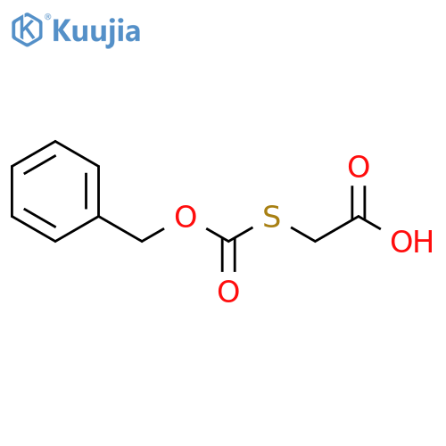 Acetic acid, [[(phenylmethoxy)carbonyl]thio]- structure