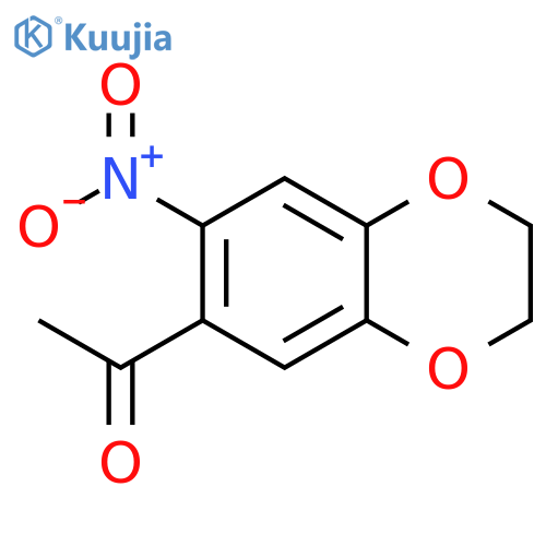 1-(7-nitro-2,3-dihydro-1,4-benzodioxin-6-yl)ethan-1-one structure