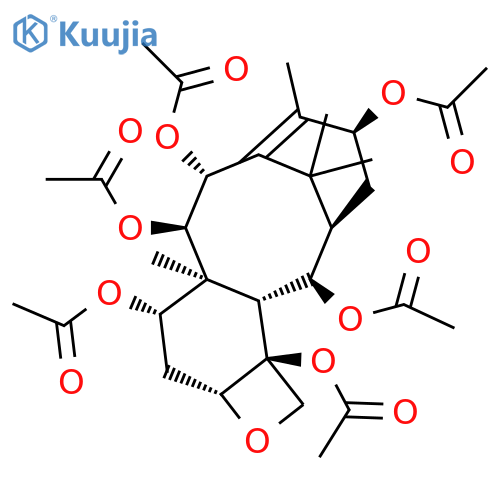 [(1R,2R,3R,4S,7R,9S,10S,11R,12R,15S)-2,4,9,11,12-Pentaacetyloxy-10,14,17,17-tetramethyl-6-oxatetracyclo[11.3.1.03,10.04,7]heptadec-13-en-15-yl] acetate structure