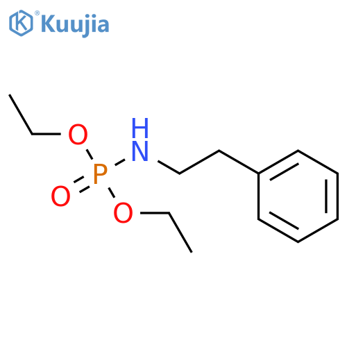 Phosphoramidic acid,(2-phenylethyl)-, diethyl ester (9CI) structure