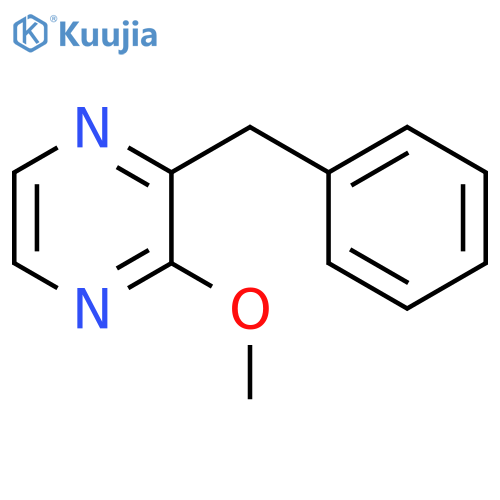 Pyrazine, 2-methoxy-3-(phenylmethyl)- structure