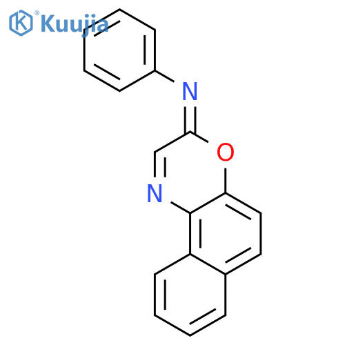 BENZENAMINE, N-3H-NAPHTH[2,1-B][1,4]OXAZIN-3-YLIDENE- structure