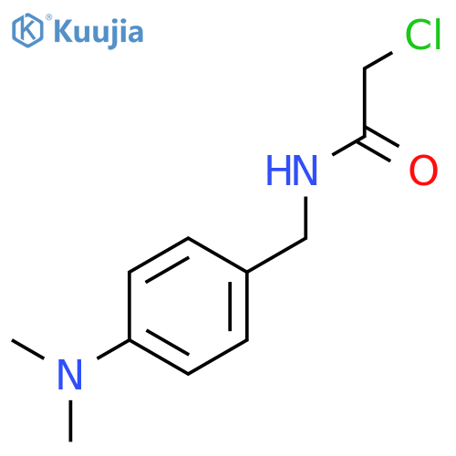 2-Chloro-N-{4-(dimethylamino)phenylmethyl}acetamide structure