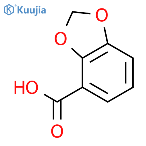 1,3-Benzodioxole-4-carboxylic acid structure