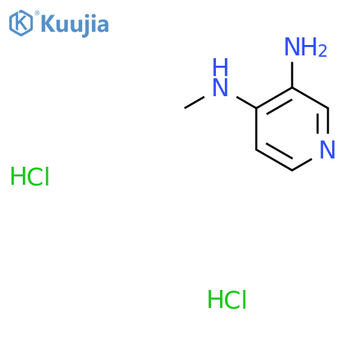 N4-methylpyridine-3,4-diamine dihydrochloride structure