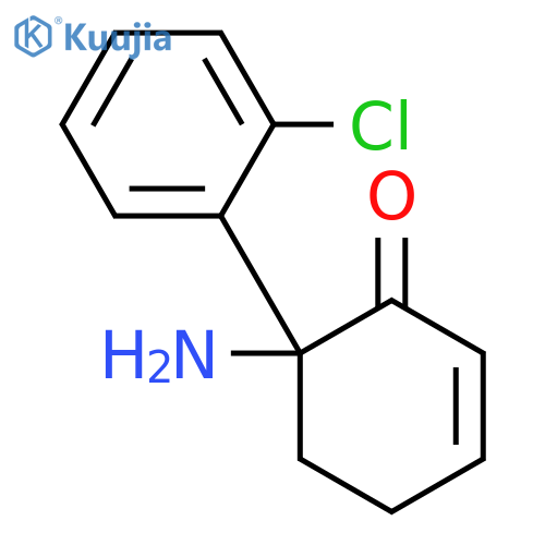 2-Cyclohexen-1-one,6-amino-6-(2-chlorophenyl)- structure