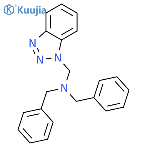 (1H-1,2,3-benzotriazol-1-yl)methyldibenzylamine structure