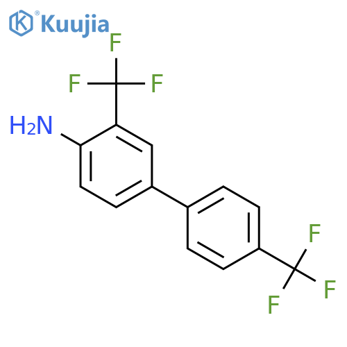 4-Amino-3,4'-bis(trifluoromethyl)biphenyl structure