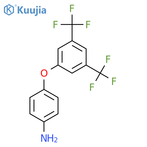 4-[3,5-Bis(trifluoromethyl)phenoxy]aniline structure