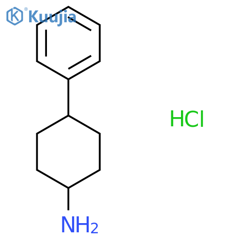 trans-4-Phenylcyclohexylamine hydrochloride structure