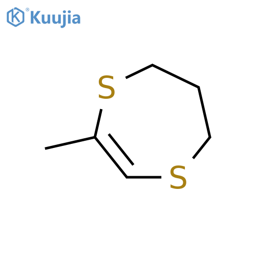 5H-1,4-Dithiepin, 6,7-dihydro-2-methyl- structure