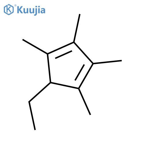 Ethyltetramethylcyclopentadiene structure