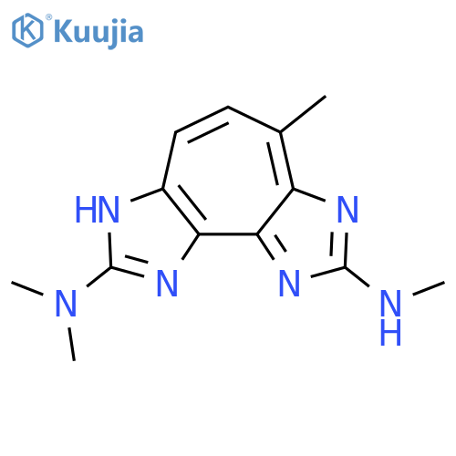 N~2~,N~2~,N~8~,6-tetramethyl-3H-cyclohepta[1,2-d:3,4-d'']diimidazole-2,8-diamine structure