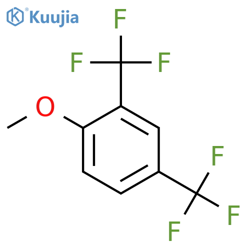 BENZENE, 1-METHOXY-2,4-BIS(TRIFLUOROMETHYL)- structure