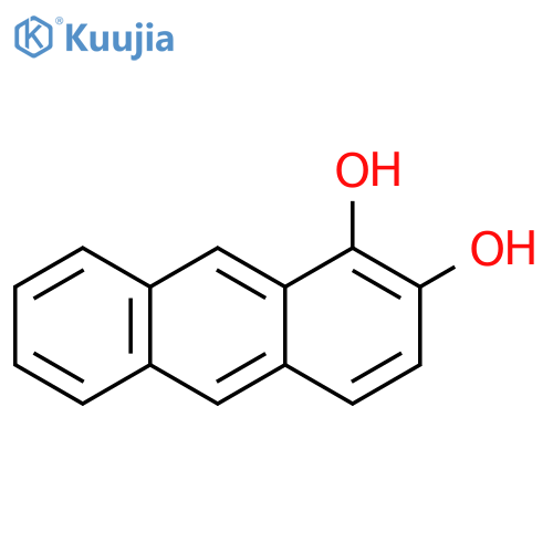 1,2-Anthracenediol structure
