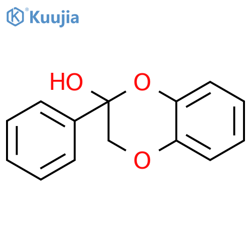 1,4-BENZODIOXIN-2-OL, 2,3-DIHYDRO-2-PHENYL- structure