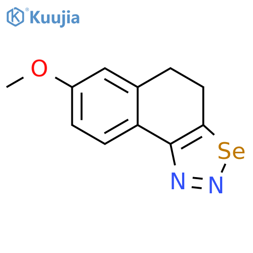 Naphtho[1,2-d][1,2,3]selenadiazole, 4,5-dihydro-7-methoxy- structure