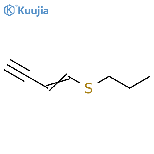 1-Buten-3-yne, 1-(propylthio)- structure