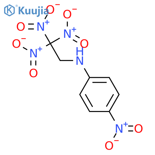 Benzenamine, 4-nitro-N-(2,2,2-trinitroethyl)- structure