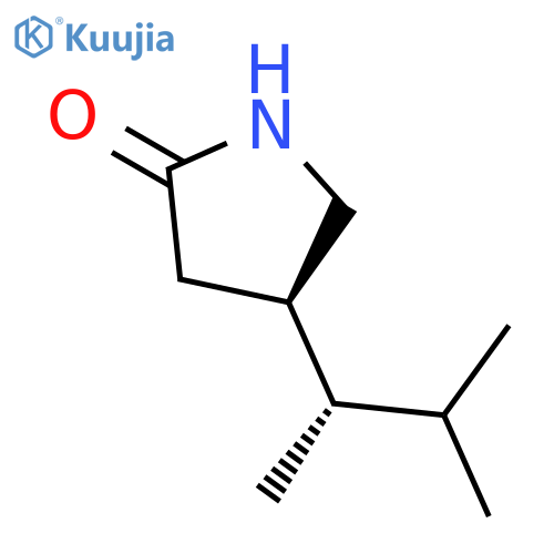 2-Pyrrolidinone, 4-[(1S)-1,2-dimethylpropyl]-, (4R)- structure