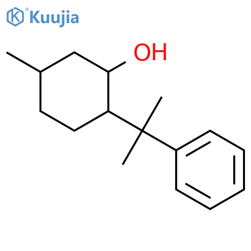 Cyclohexanol,5-methyl-2-(1-methyl-1-phenylethyl)-, (1S,2R,5S)- structure