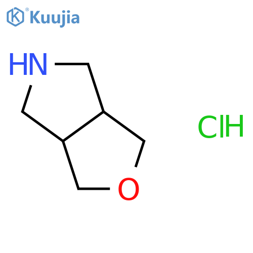 cis-hexahydro-1H-furo[3,4-c]pyrrole hydrochloride structure