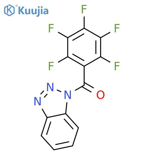 1H-BENZOTRIAZOLE, 1-(PENTAFLUOROBENZOYL)- structure
