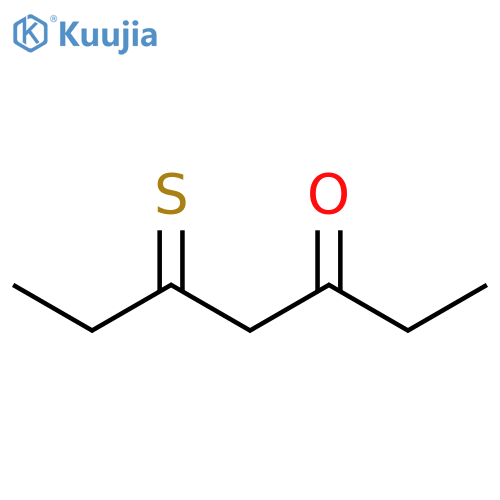 3-HEPTANONE, 5-THIOXO- structure