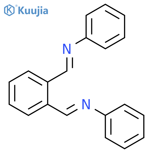 N-phenyl-1-[2-(phenyliminomethyl)phenyl]methanimine structure