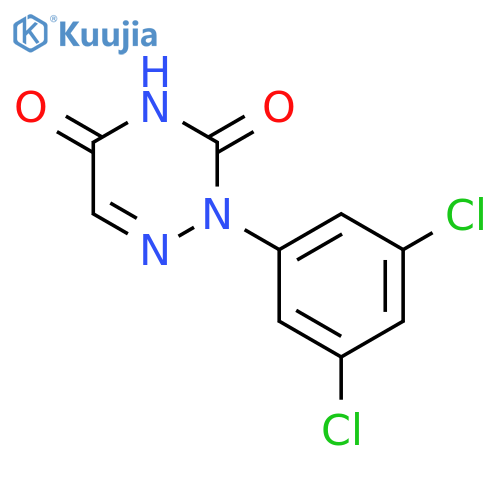 1,2,4-TRIAZINE-3,5(2H,4H)-DIONE, 2-(3,5-DICHLOROPHENYL)- structure