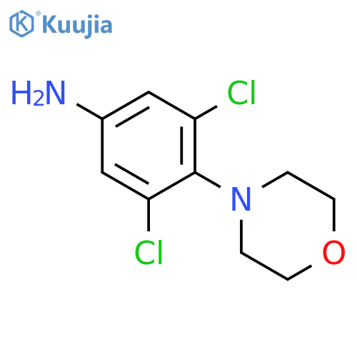 BENZENAMINE, 3,5-DICHLORO-4-(4-MORPHOLINYL)- structure