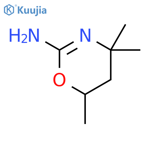 4H-1,3-Oxazin-2-amine, 5,6-dihydro-4,4,6-trimethyl- structure