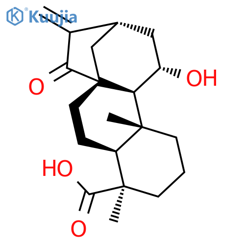 ent-11α-Hydroxy-15-oxokaur-16-en-19-oic acid structure